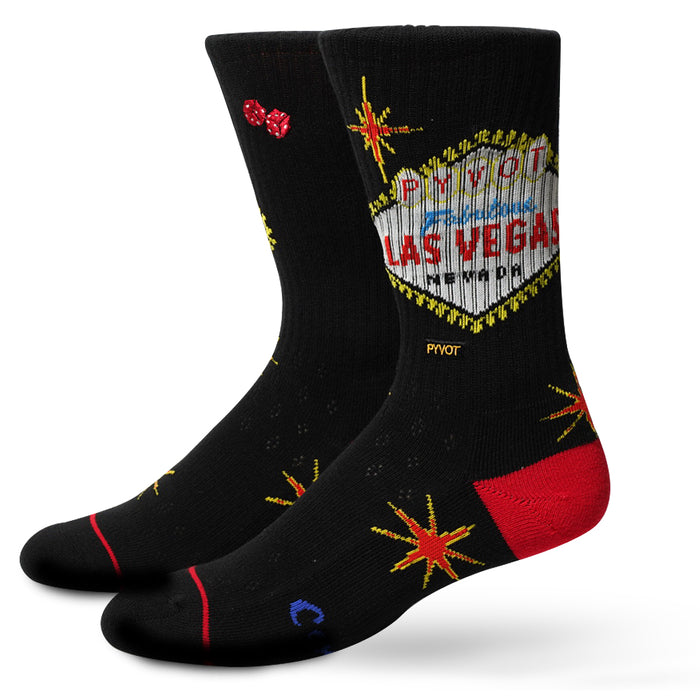 Viva las vegas classic las vegas sock design