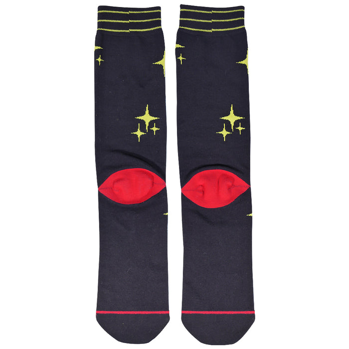 Black Marilyn Monroe knitted cotton dress socks from PYVOT